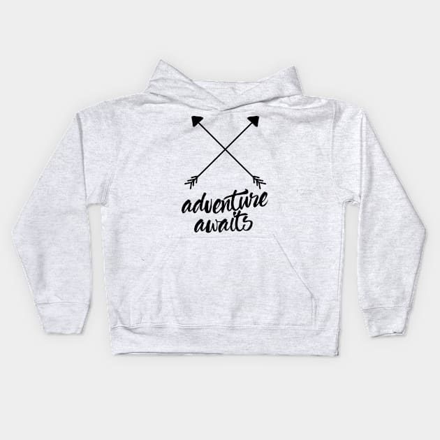 Adventure Awaits Kids Hoodie by Elio and the Fox